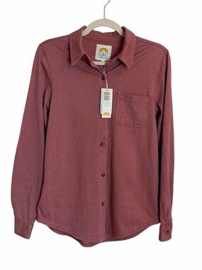 C&C California Mauve Button-Down Shirt. Size Small. NWT